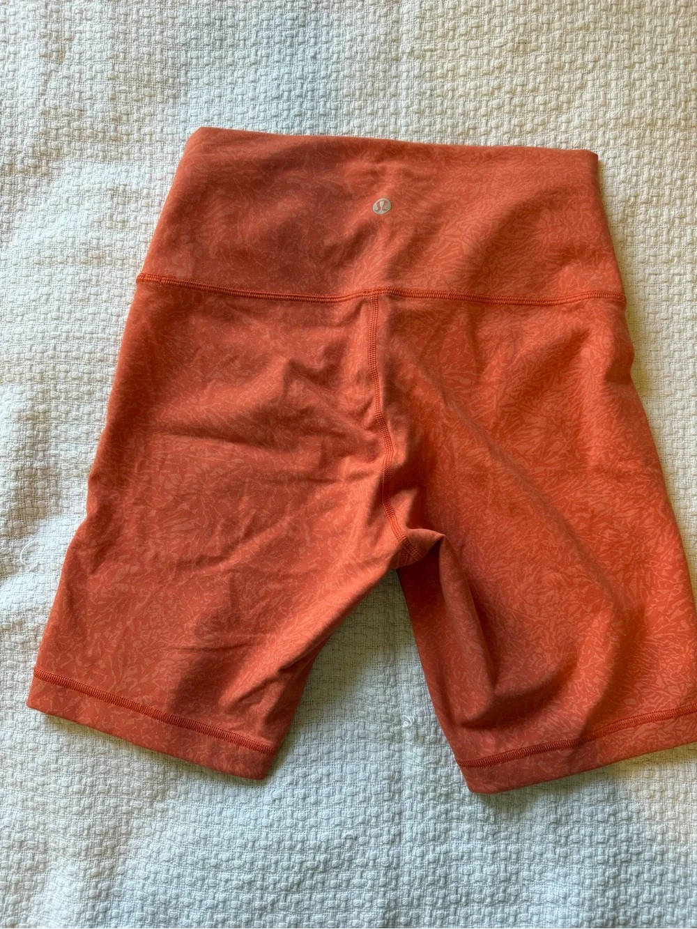 lululemon athletica High-Rise Rust Orange Bike Shorts